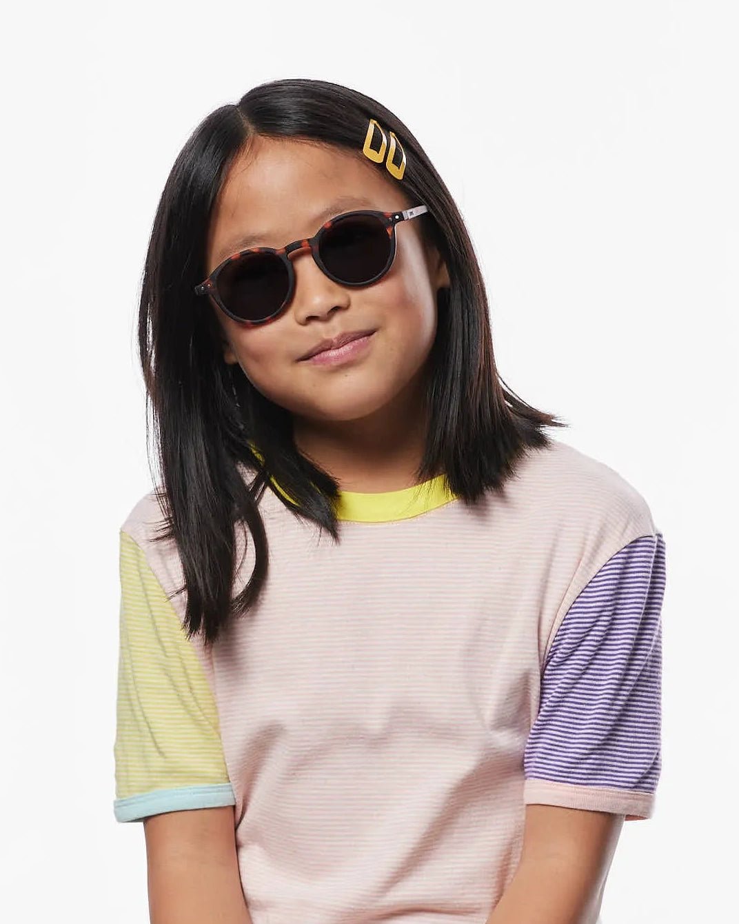 IZIPIZI - d KIDS Kinder - Sonnenbrille (7 - 11 Jahre) • Tortoise - ROSA ECK