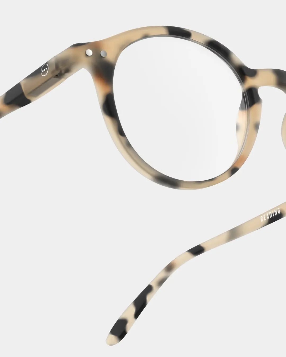 IZIPIZI - D READING Lesebrille • Light Tortoise - ROSA ECK