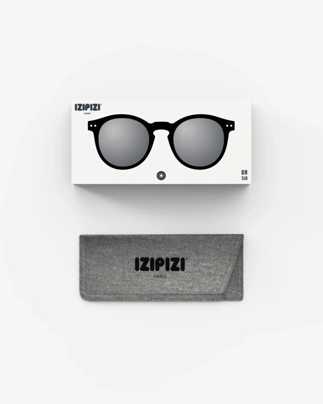 IZIPIZI - #M SUN Sonnenbrille | Black - Sonnenbrille - ROSA ECK Concept Store