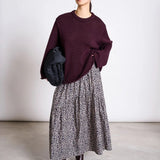 JAN ‘N JUNE - ALCA Stufen - Maxirock • Leo Print - ROSA ECK Concept Store