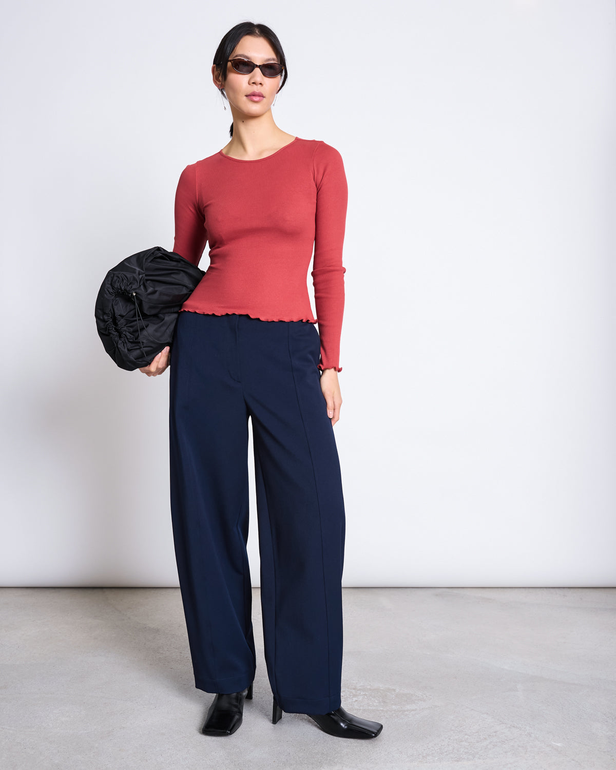 AVERSA Ripp-Longsleeve • Mid Red