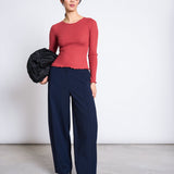 AVERSA Ripp-Longsleeve • Mid Red