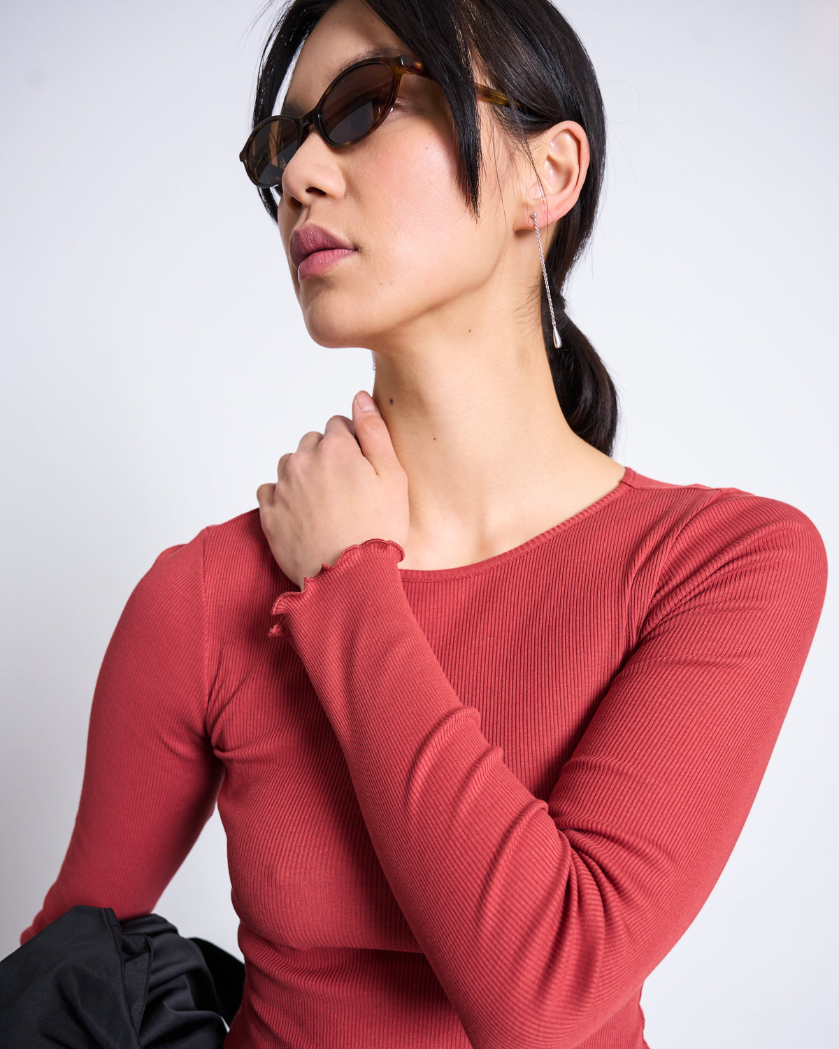 AVERSA Ripp-Longsleeve • Mid Red