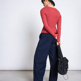 AVERSA Ripp-Longsleeve • Mid Red