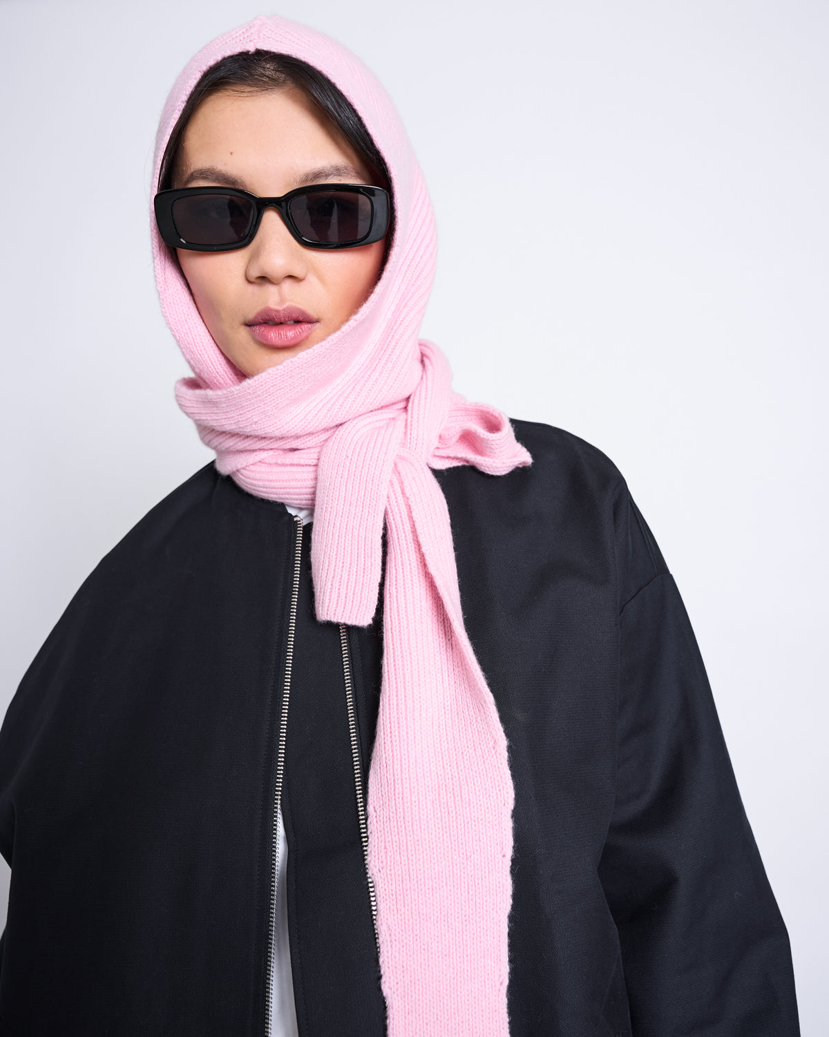 NIRA Kapuzenschal • Pale Pink