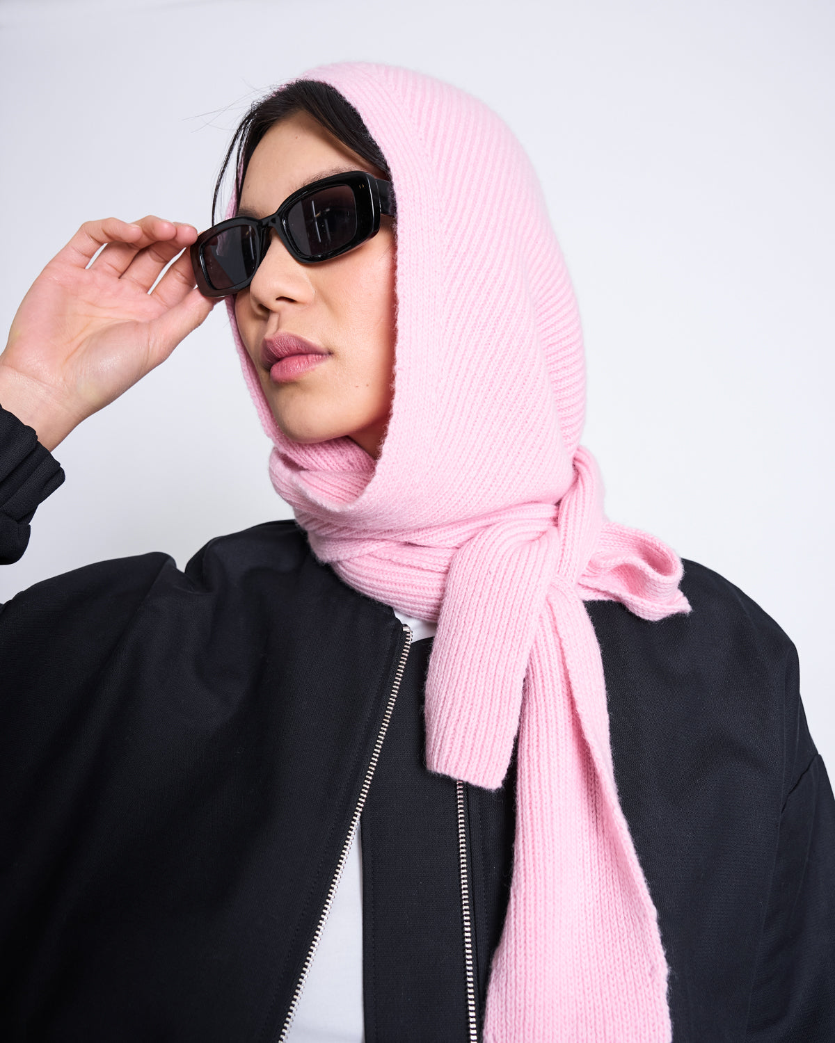 NIRA Kapuzenschal • Pale Pink