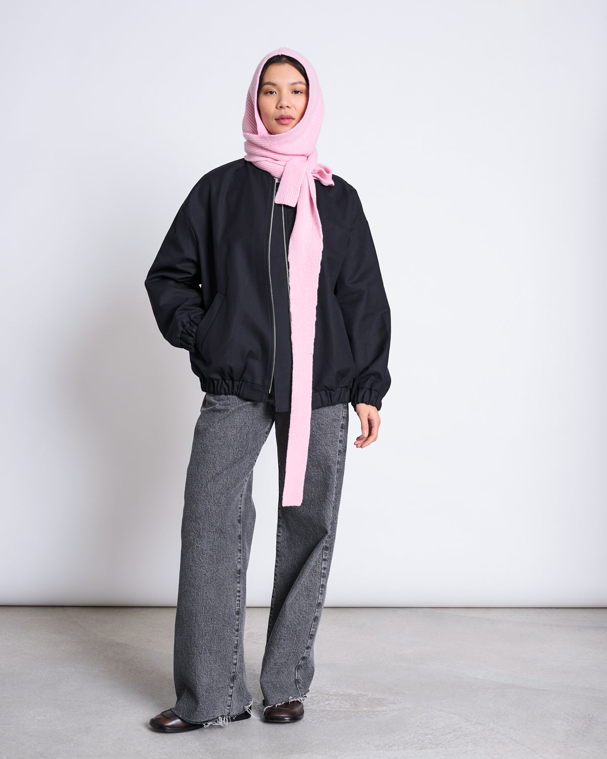 NIRA Kapuzenschal • Pale Pink