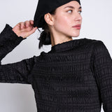 SENNA Smock-Longsleeve • Black