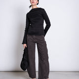 SENNA Smock-Longsleeve • Black
