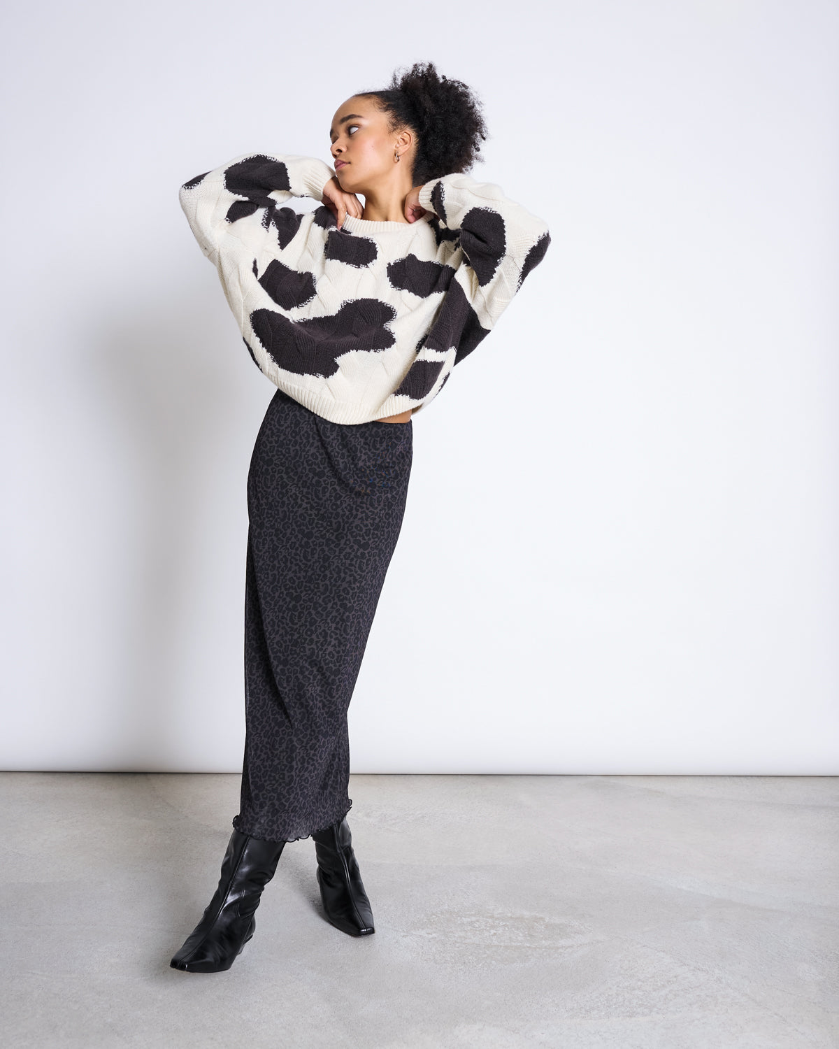 SMUK Maxirock • Dark Leo Print