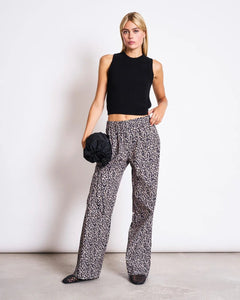 JAN ‘N JUNE - SOBY Baumwollhose • Leo Print - ROSA ECK Concept Store