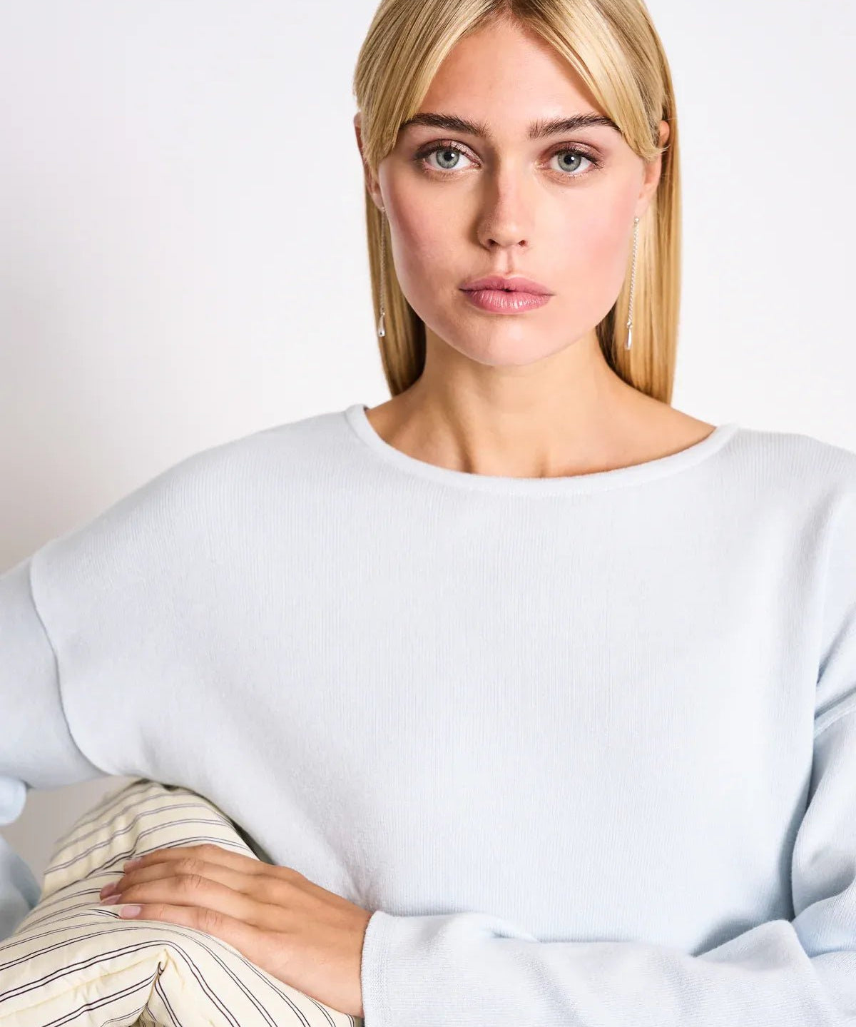 JAN ’N JUNE - WILLIAMSBURG Strickpullover • Ice Blue - ROSA ECK