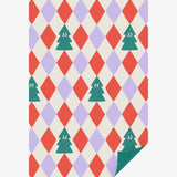 Kado Design - Geschenkpapier-Rolle • Tannenbäume (Anne Pascal) - ROSA ECK