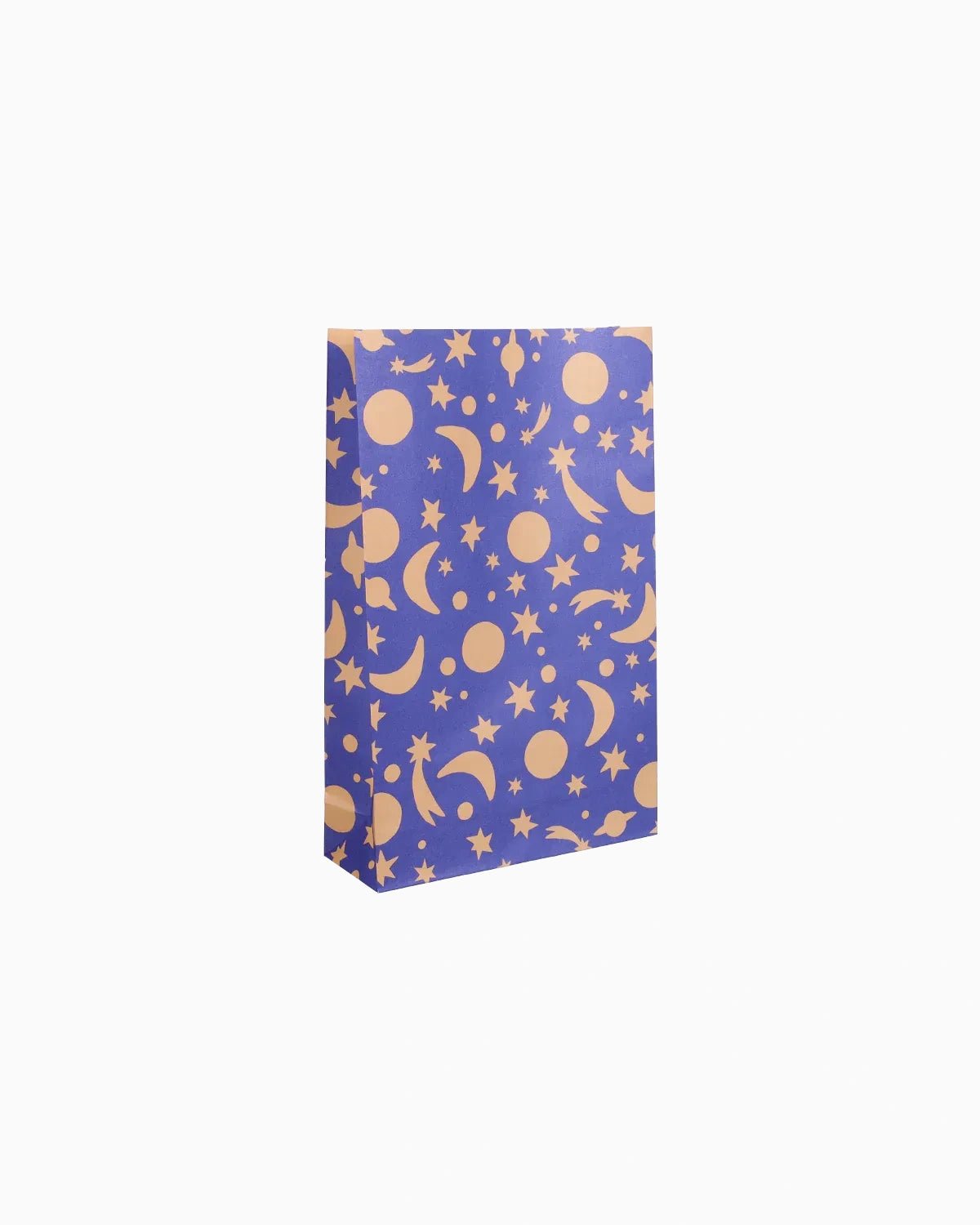 Kado Design - Geschenktüte mit Boden • Sonne, Mond & Sterne - Geschenkverpackung - ROSA ECK