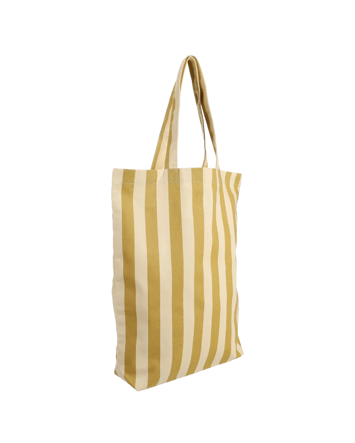 Kado Design - Gestreifte Tragetasche aus Baumwolle • Vanille + Seetang - Tasche - ROSA ECK Concept Store