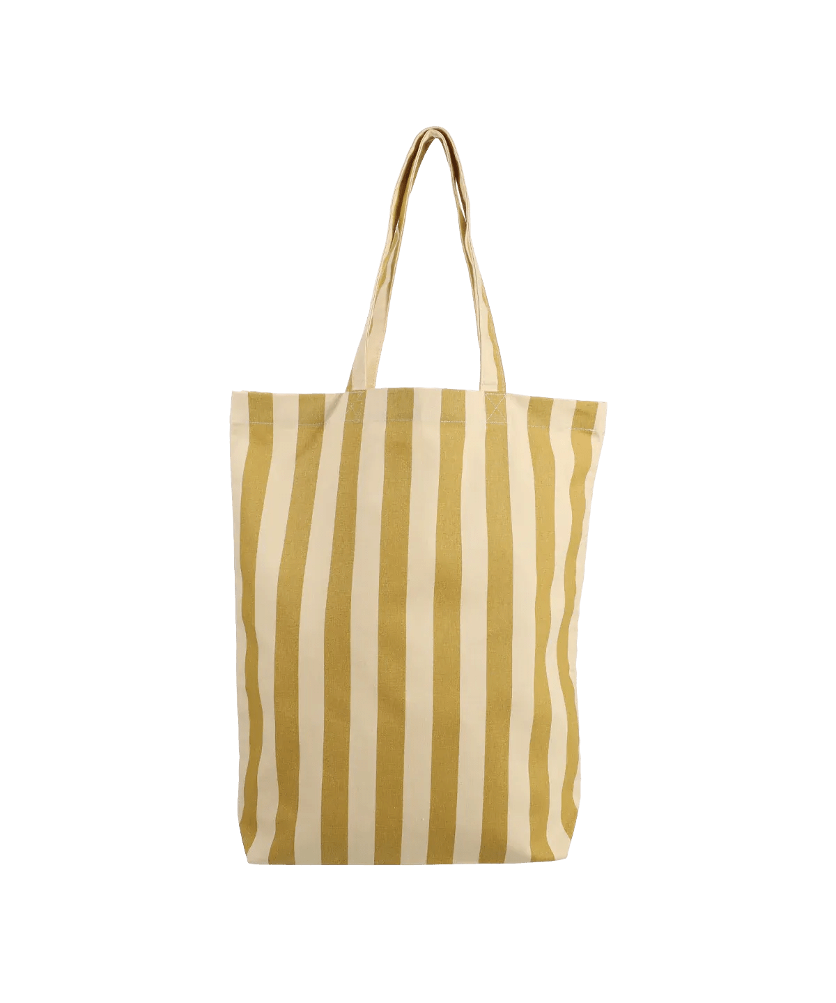Kado Design - Gestreifte Tragetasche aus Baumwolle • Vanille + Seetang - Tasche - ROSA ECK Concept Store
