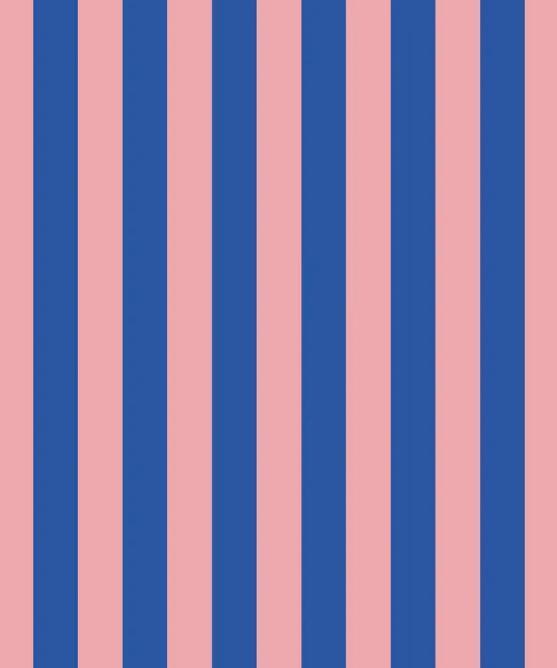 Kado Design - Gestreifte Tragetasche | cobalt + litchi - ROSA ECK Concept Store