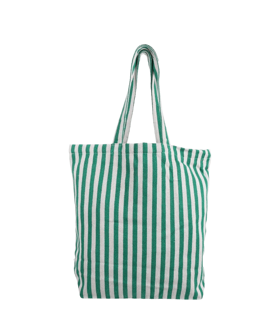 Kado Design - Gestreifte Tragetasche Natur | grass - ROSA ECK Concept Store
