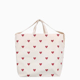 Kado Design - Große Tragetasche • Herzen Dunkelrot - Tasche - ROSA ECK
