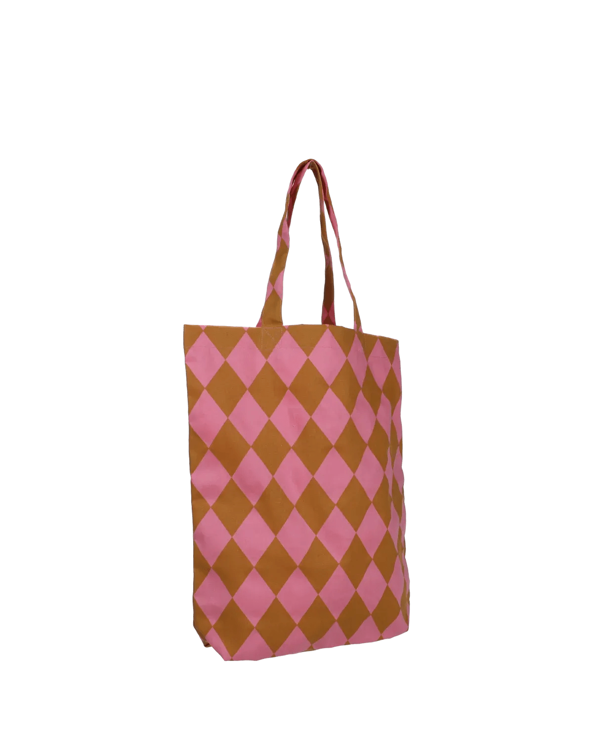 Kado Design - Karierte Tragetasche | diamond rose + seaweed - ROSA ECK Concept Store