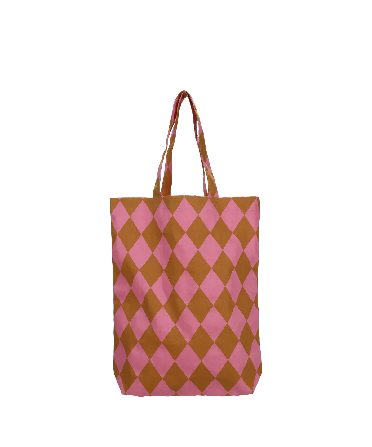 Kado Design - Karierte Tragetasche | diamond rose + seaweed - ROSA ECK Concept Store