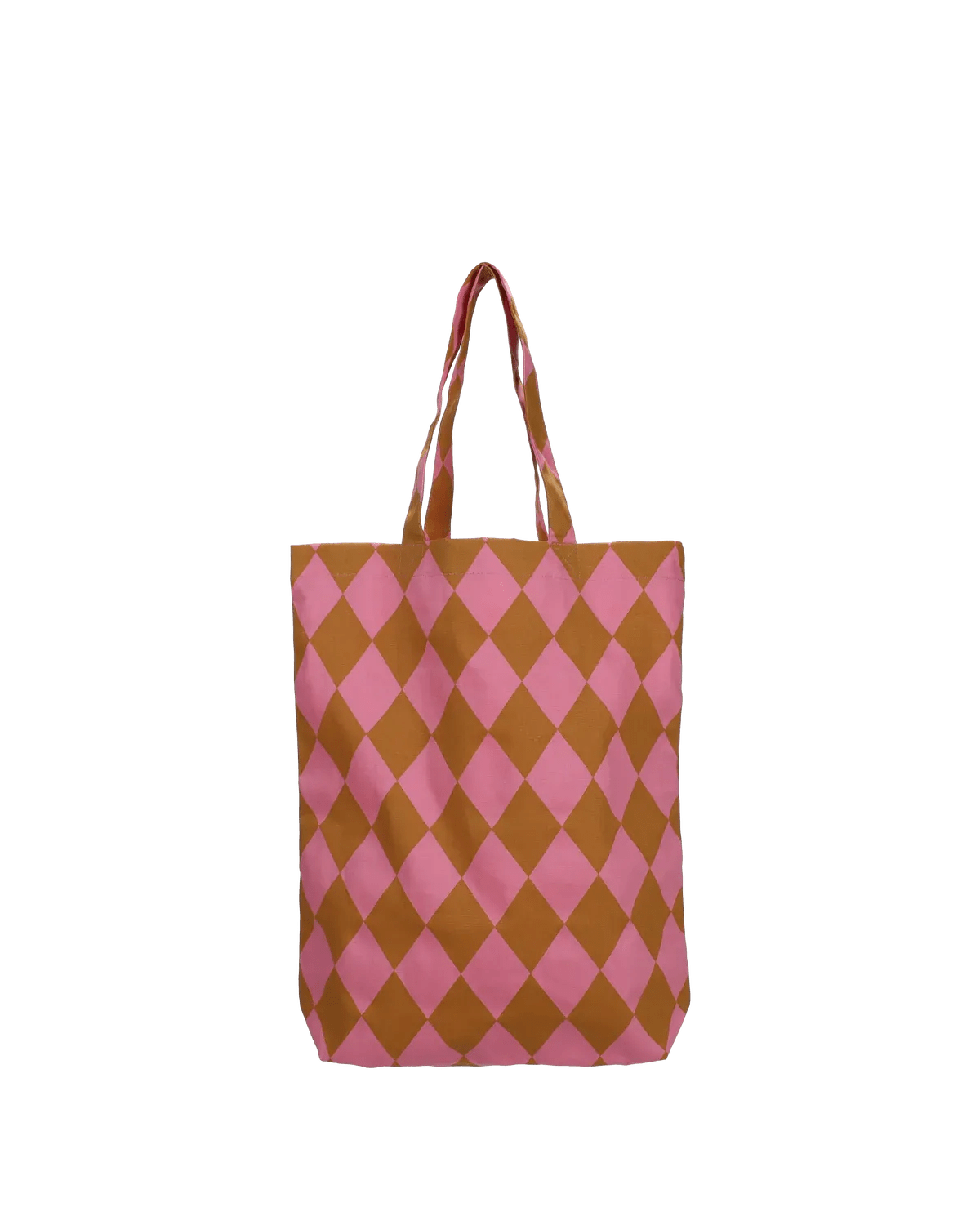 Kado Design - Karierte Tragetasche | diamond rose + seaweed - ROSA ECK Concept Store