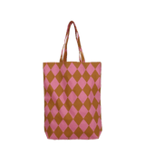 Kado Design - Karierte Tragetasche | diamond rose + seaweed - ROSA ECK Concept Store
