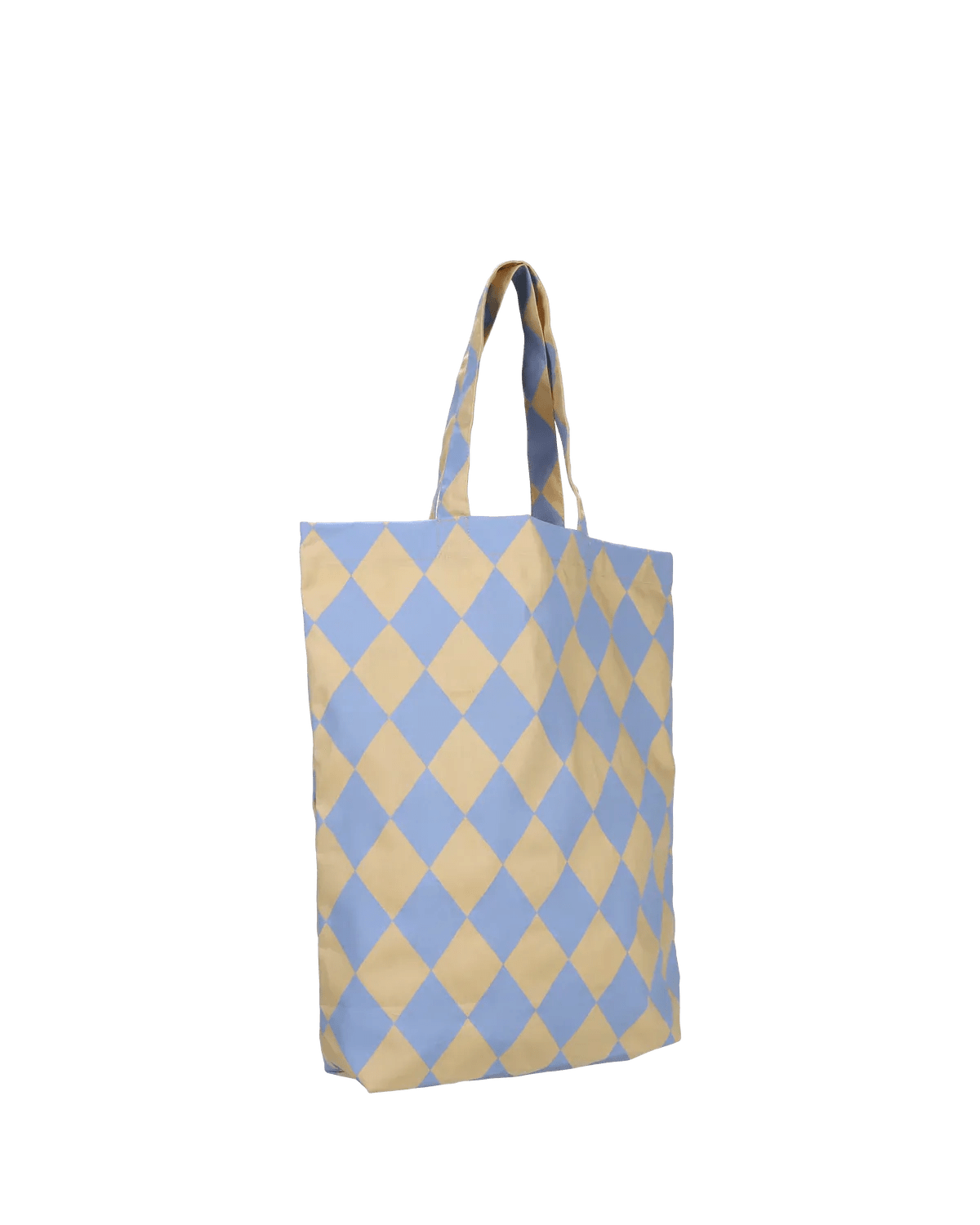 Kado Design - Karierte Tragetasche | diamond vanille + ice - ROSA ECK Concept Store