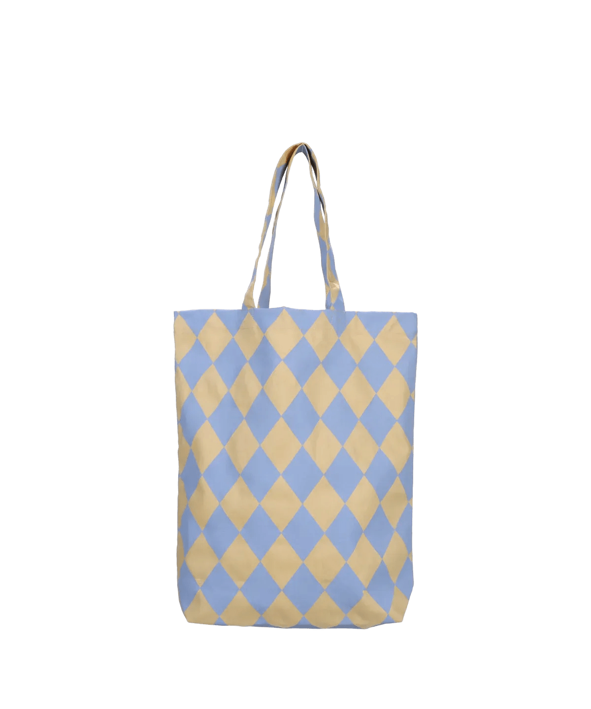 Kado Design - Karierte Tragetasche | diamond vanille + ice - ROSA ECK Concept Store