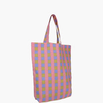 Kado Design - Tragetasche aus Baumwolle • Blau/Grün/Rosa - Tasche - ROSA ECK Concept Store