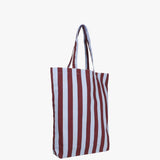 Kado Design - Tragetasche aus Baumwolle • Hellblau + Braun - ROSA ECK