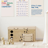 KinderStärken - ICH DARF ALLES SEIN Kinder - Poster (30 x 40 cm) - ROSA ECK