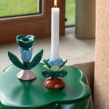 &Klevering - BLUME Kerzenhalter • medium - ROSA ECK