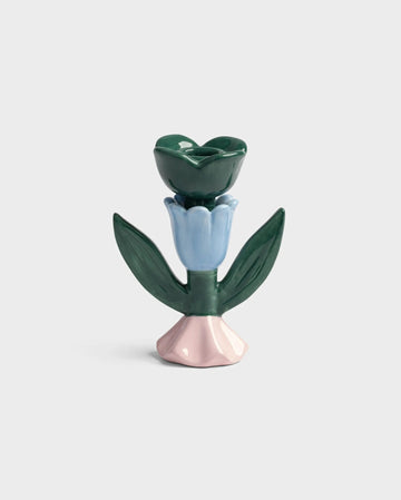 &Klevering - BLUME Kerzenhalter • medium - ROSA ECK