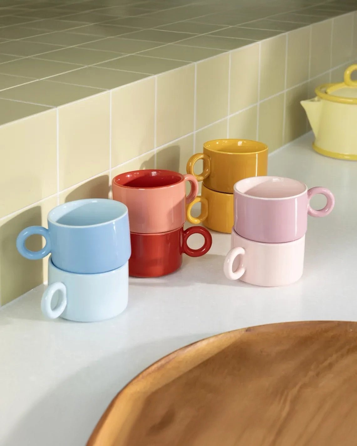 &Klevering - CHIQUITO Tasse | Dunkel - Rosa - Kaffee - und Teetasse - ROSA ECK Concept Store