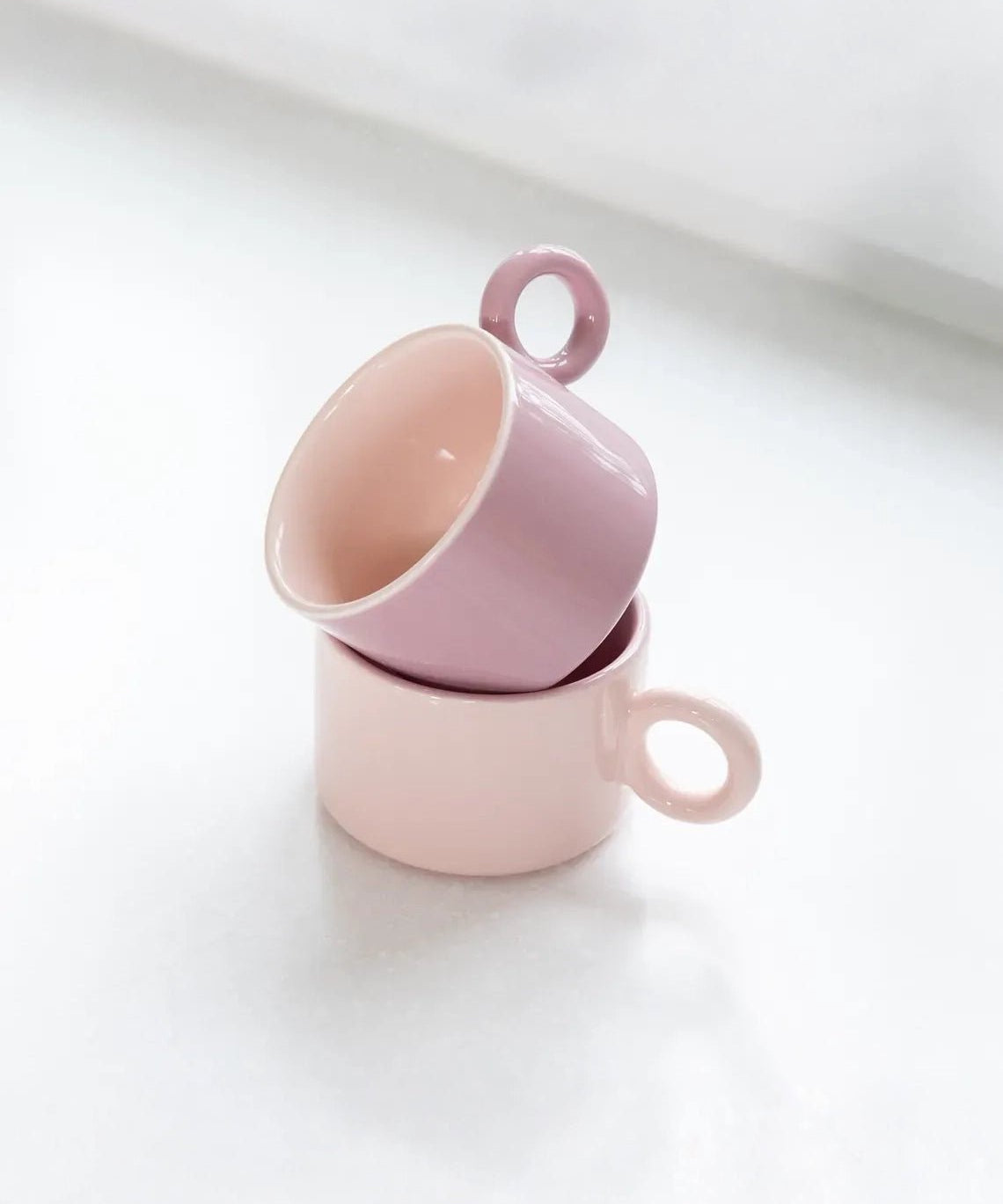 &Klevering - CHIQUITO Tasse | Dunkel - Rosa - Kaffee - und Teetasse - ROSA ECK Concept Store