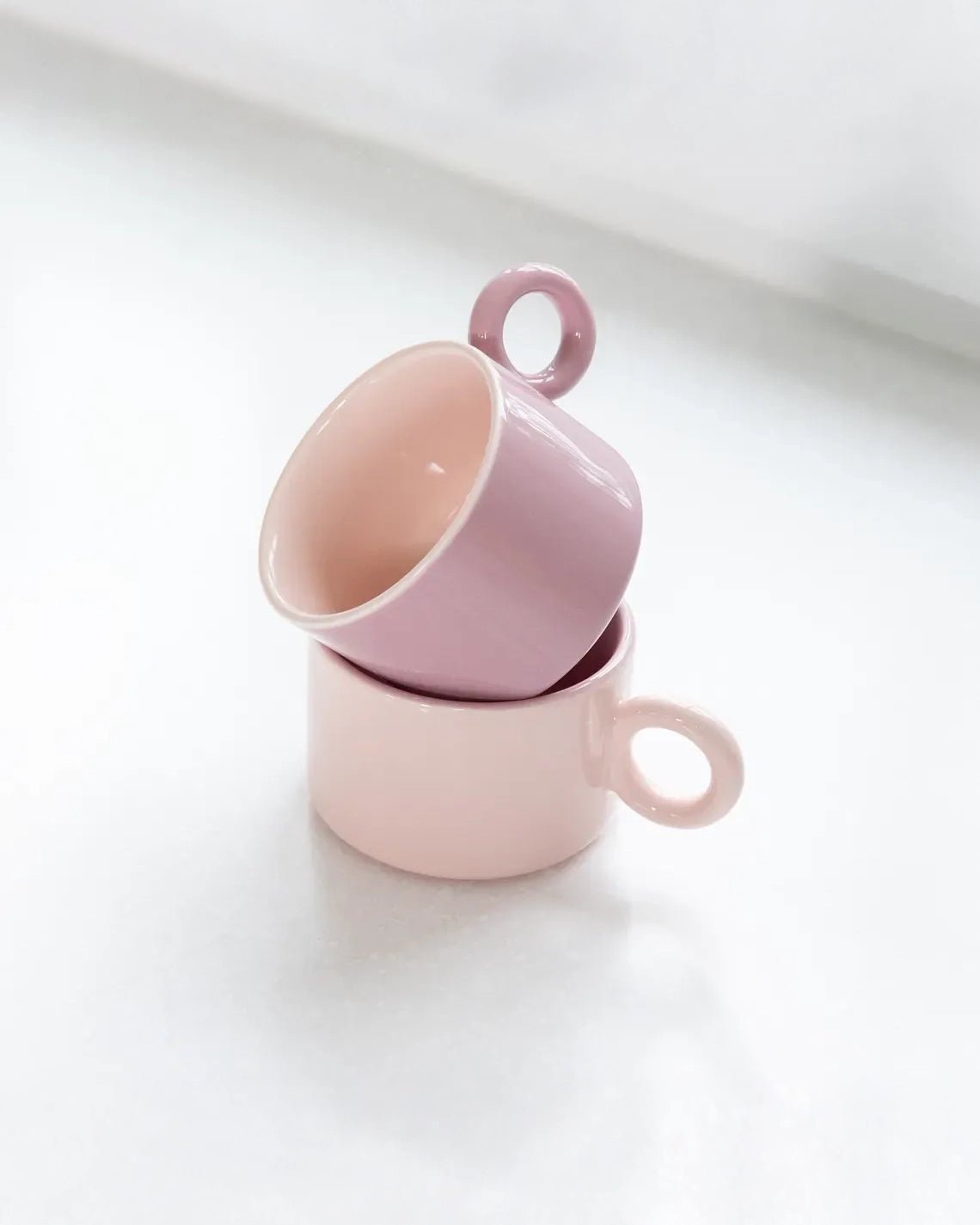 &Klevering - CHIQUITO Tasse | Dunkel - Rosa - Kaffee - und Teetasse - ROSA ECK Concept Store