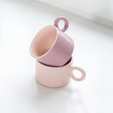 &Klevering - CHIQUITO Tasse | Dunkel - Rosa - Kaffee - und Teetasse - ROSA ECK Concept Store