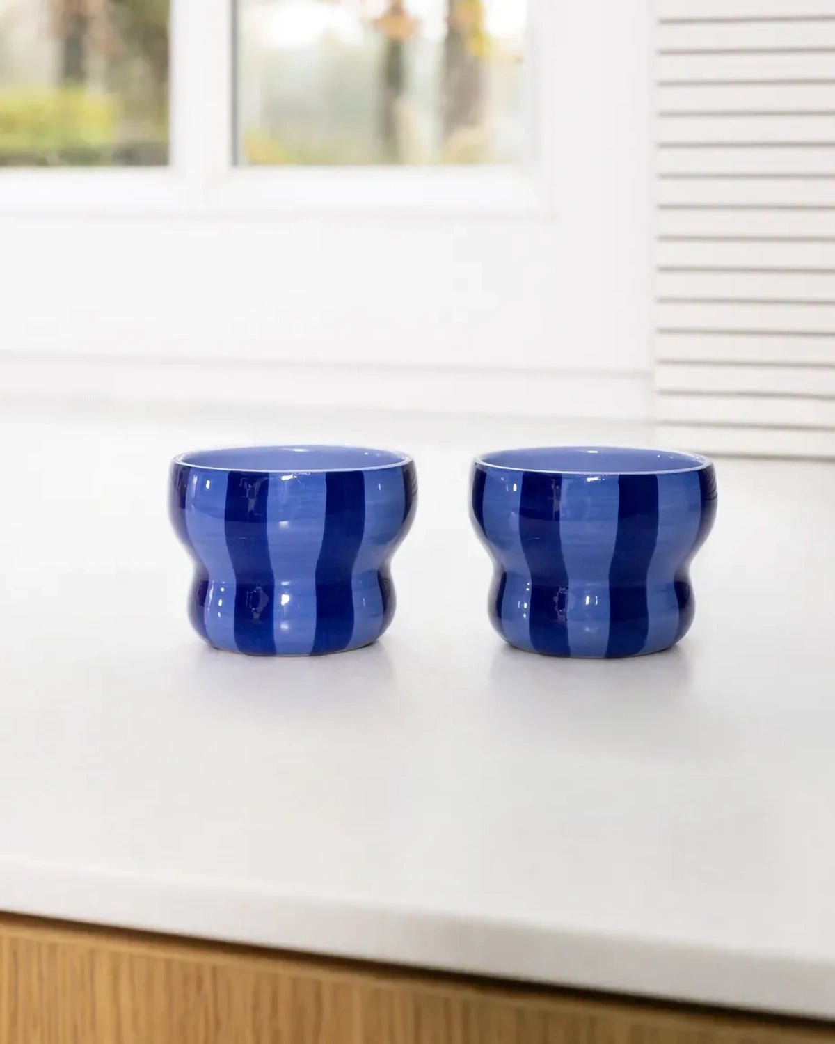 &Klevering - CIRCUS Kleiner Becher (100 ml) | Blau - Kaffee - und Teetasse - ROSA ECK Concept Store