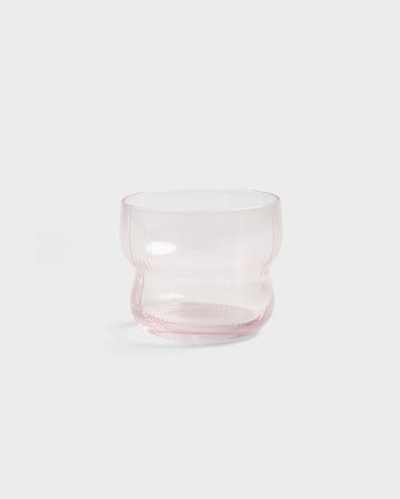 &Klevering - CIRCUS Trinkglas • pink - ROSA ECK