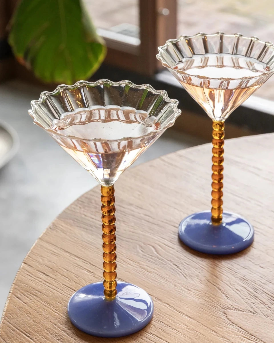 &Klevering - Cocktailglas • Bernstein - ROSA ECK