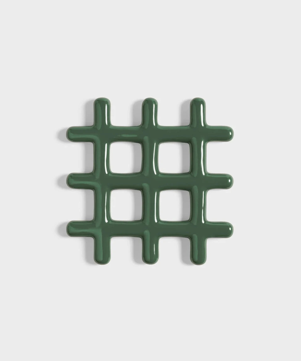 &Klevering - GRID Topfuntersetzer • Grün - ROSA ECK