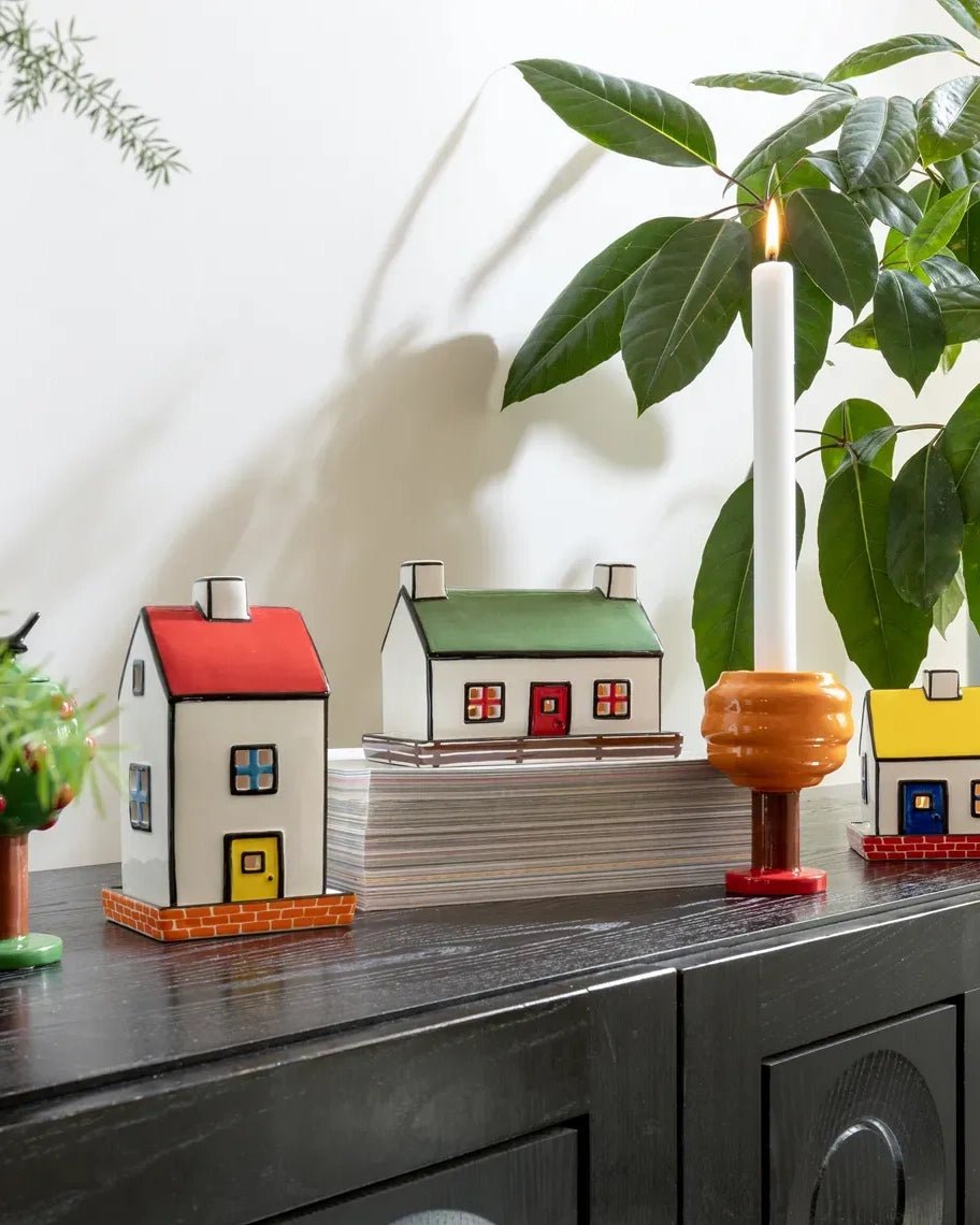 &Klevering - HAINES Teelichthalter Haus • Cottage - ROSA ECK