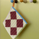 &Klevering - HALMA Wandhaken (2er-Set) • burgundy - ROSA ECK