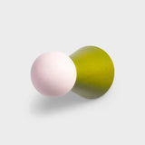 &Klevering - HALMA Wandhaken (2er-Set) • green - ROSA ECK