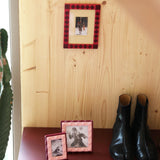 &Klevering - OSTERIA Bilderrahmen (A6) • burgundy - ROSA ECK