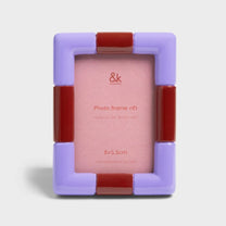&Klevering - RIFT Bilderrahmen • Flieder - ROSA ECK