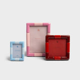 &Klevering - RIFT Bilderrahmen • square burgundy - ROSA ECK