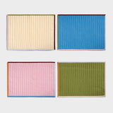 &Klevering - STITCH Tischset (4er - Set) - ROSA ECK