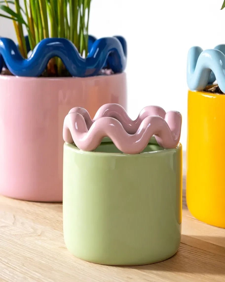 &Klevering - SWAY Blumentopf | Grün - Blumentopf - ROSA ECK Concept Store